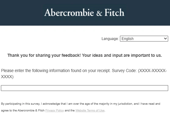 Abercrombie & Fitch Survey